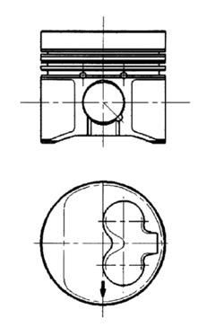 Kolbenschmidt 91429620 Поршень комплект VW 1,9D/TD