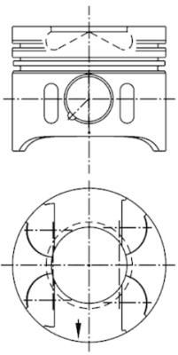 Kolbenschmidt 97409600 Поршень двигуна