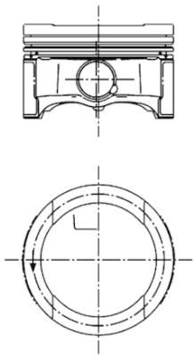 Kolbenschmidt 99792600 Поршень AUDI / VW 81,01