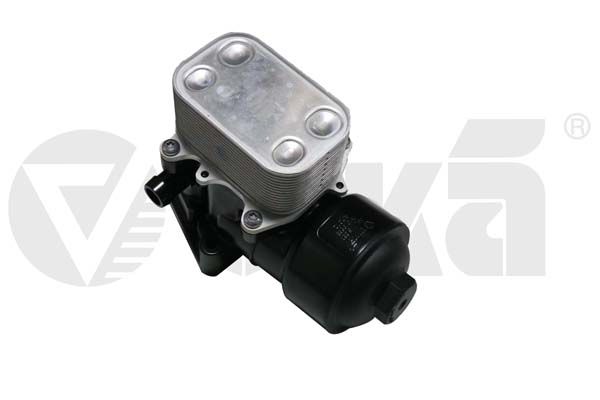 Vika 11151789901 Корпус фільтра масляного (з радіатором) VW Caddy III/Crafter/T5 (теплообмінник)