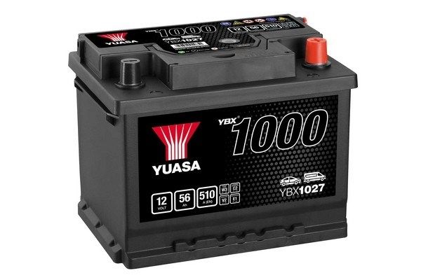 Аккумулятор YBX1027 Yuasa 12V 55Ah 480A