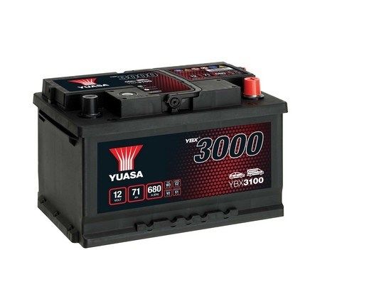 Аккумулятор YBX3100 Yuasa 12V 71Ah 650A