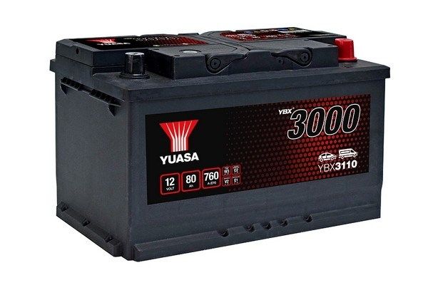 Аккумулятор YBX3110 Yuasa 12V 80Ah 720A