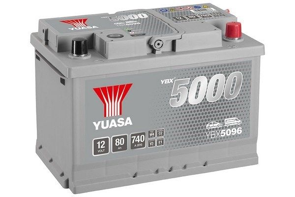 Аккумулятор YBX5096 Yuasa 12V 80Ah 760A