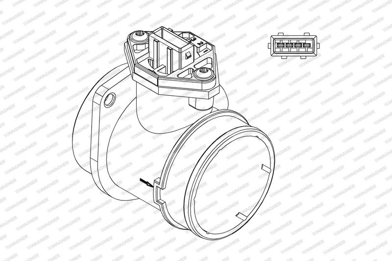 Wagner AFS00211 Витратомір повітря
