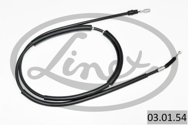 LINEX 030154 Трос ручника (задній) (R) Audi A4 00-09 (L=2010/1840mm)