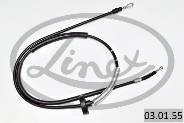 LINEX 030155 Трос ручника (задній) (L) Audi A4 00-09 (1930/1765 мм)