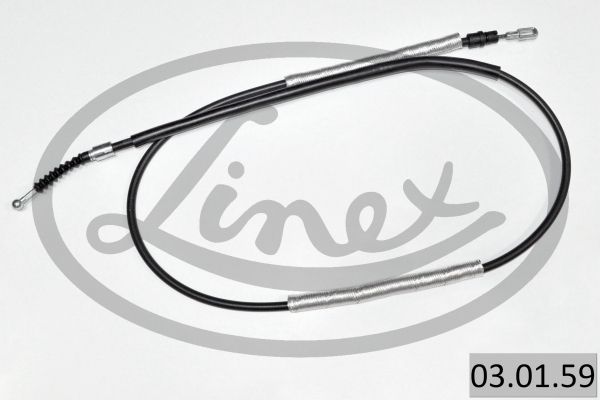 LINEX 030159 Трос ручника (задній) Audi A4 03-09 (1770/1600mm)