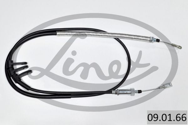 LINEX 090166 Трос ручника (передній) Citroen Jumper 2.0-3.0 HDI 06- (2296/1981мм)