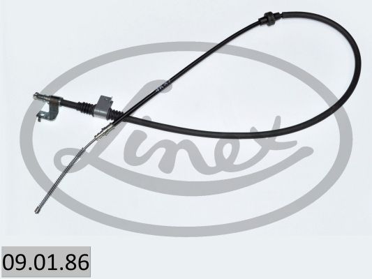 LINEX 090186 Трос ручника (задній) (R) Mitsubishi Outlander 06-12 (1632mm)