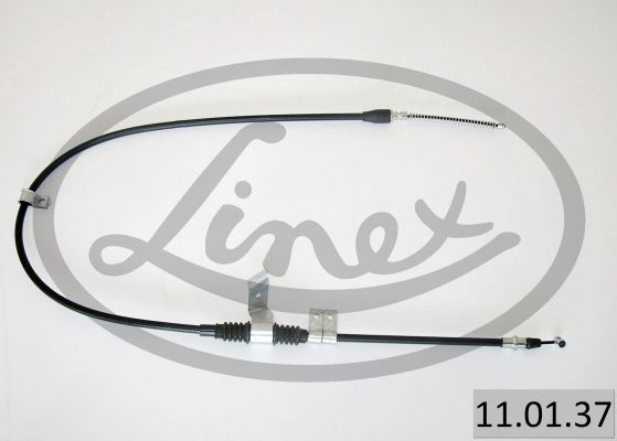 LINEX 110137 Трос ручника (задній) (R) Chevrolet Aveo/Kalos/Daewoo Kalos 03-06 (1386/1188mm)
