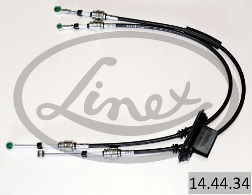 LINEX 144434 Трос куліси Fiat Doblo 1.3-1.9 D/JTD 01- (2x1140/1124)