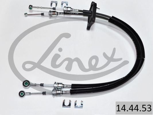 LINEX 144453 Трос куліси Fiat Fiorino/Qubo 1.3D 08- (1260/1245 мм)