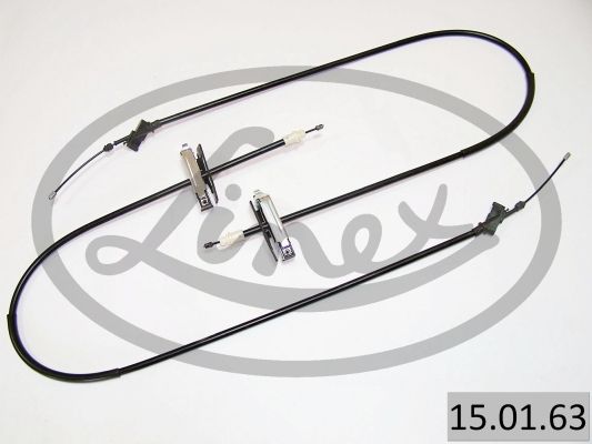 LINEX 150163 Трос ручника (задній) Ford Focus 98-04 (1480/1320)