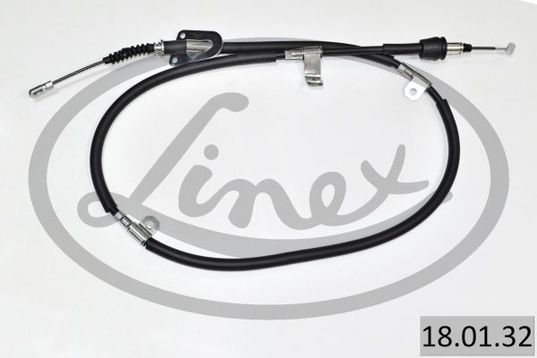 LINEX 180132 Трос ручника (L) Hyundai ix35 10- (1724/1468 мм)