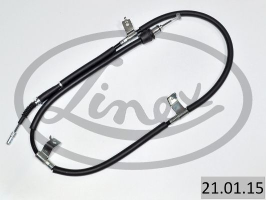 LINEX 210115 Трос ручника (L) Kia Ceed 06-12 (1670mm)