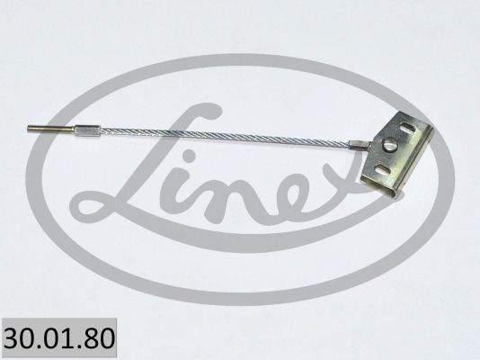 LINEX 300180 Трос ручника (передній) Nissan Qashqai 07-13 (262mm)