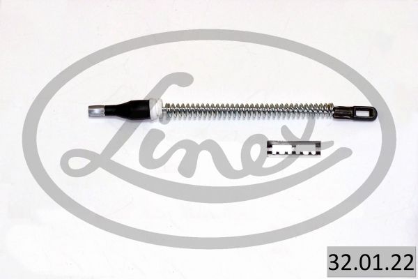 LINEX 320122 Трос ручника Opel Astra G/Zafira A 98-09 (L=182mm)