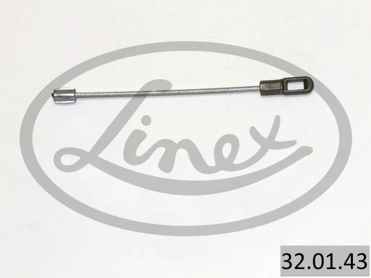 LINEX 320143 Трос ручника (задній) Opel Vectra B 95-03 (L=128mm)