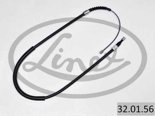 LINEX 320156 Трос ручника (задній) (L) Opel Corsa/Tigra 00-09 (1095/763mm)