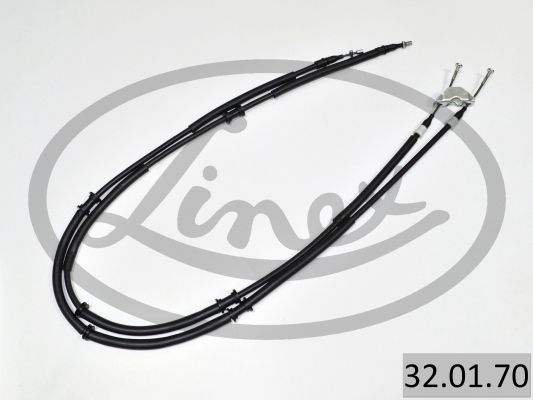 LINEX 320170 Трос ручника Opel Astra G 1.2-2.2DTI (1592/1403mm) (к-кт)