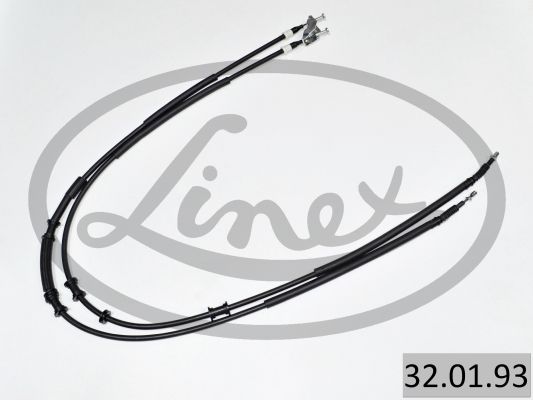 LINEX 320193 Трос ручника (задній) Opel Meriva A 03-10 (L=1620/1438/1438mm)