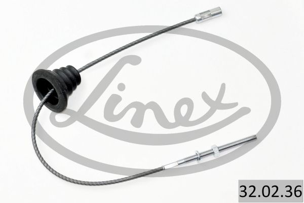 LINEX 320236 Трос ручника (передній) Opel Corsa D 06-14 (L=430mm)