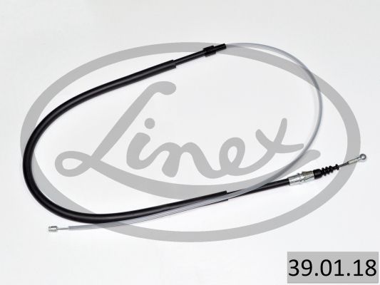 LINEX 390118 Трос ручника (задній) Skoda Superb 08-15 (1615/805mm)