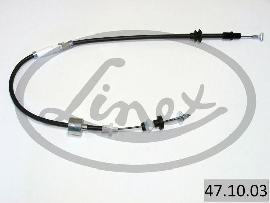 LINEX 471003 Трос зчеплення VW Polo/Lupo/Caddy/Passat/Seat (1073/833mm) (з ручною регулировкою)