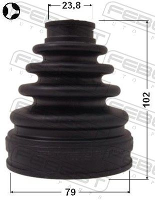 Febest 0115MCV30 Гофрований кожух, приводний вал