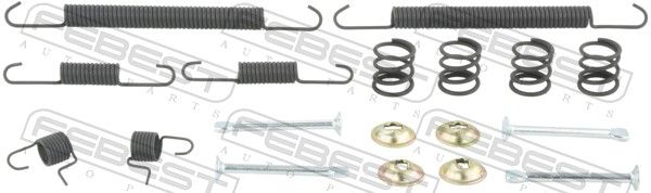 Febest 0204B10RSRKIT Монтажний комплект барабанних колодок