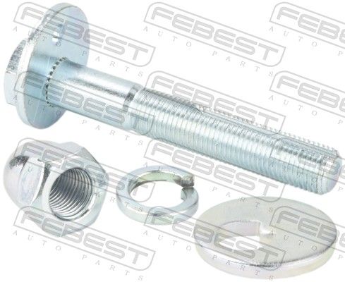 Febest 0429014KIT болт з ексцентриком ремкомплект (болт,шайба, гровер, гайка)