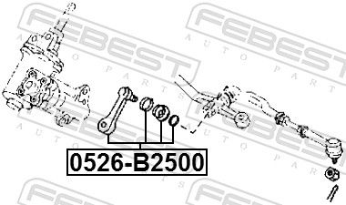 Febest 0526B2500 Сошка рульова