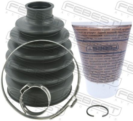 Febest 1017PT300 пильовик шрус зовнішній комплект pvc 74x107x24.3