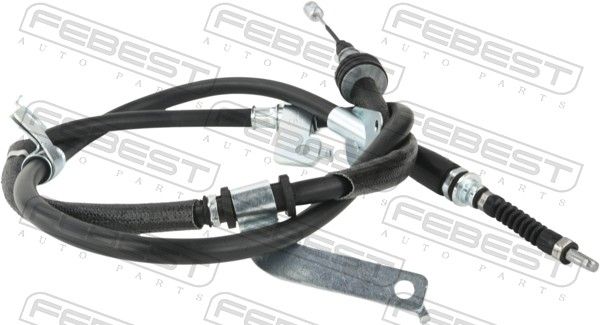 Febest 12100D7RH Трос ручного гальма правий