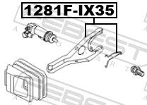 Febest 1281FIX35 Вилка зчеплення