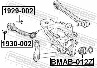 Febest 1929002 болт з ексцентриком