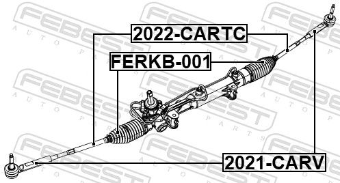 Febest 2022CARTC тяга рульова