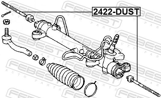 Febest 2422DUST тяга рульова