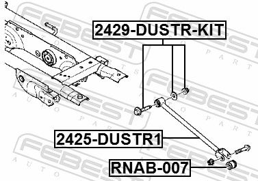 Febest 2429DUSTRKIT Гвинт для коригування розвалу