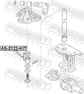 Febest AS2122KIT підшипник кульковий комплект