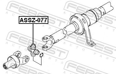 Febest ASSZ077 Хрестовина карданного валу 26x70.5