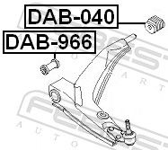 Febest DAB040 Опора, важіль підвіски