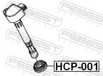 Febest HCP001 кільце ущільнювач колодязя свічки