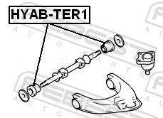 Febest HYABTER1 Сайлентблок переднього верхнього важеля