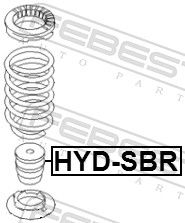 Febest HYDSBR Буфер, підвіска