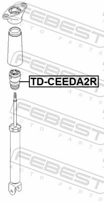 Febest KDCEEDA2R Буфер, підвіска