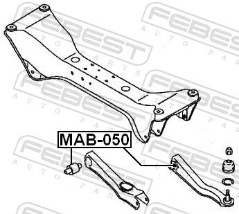 Febest MAB050 Опора, важіль підвіски