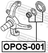 Febest OPOS001 ремкомплект важеля підвіски 3 pcs