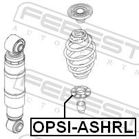 Febest OPSIASHRL Тарілка пружини